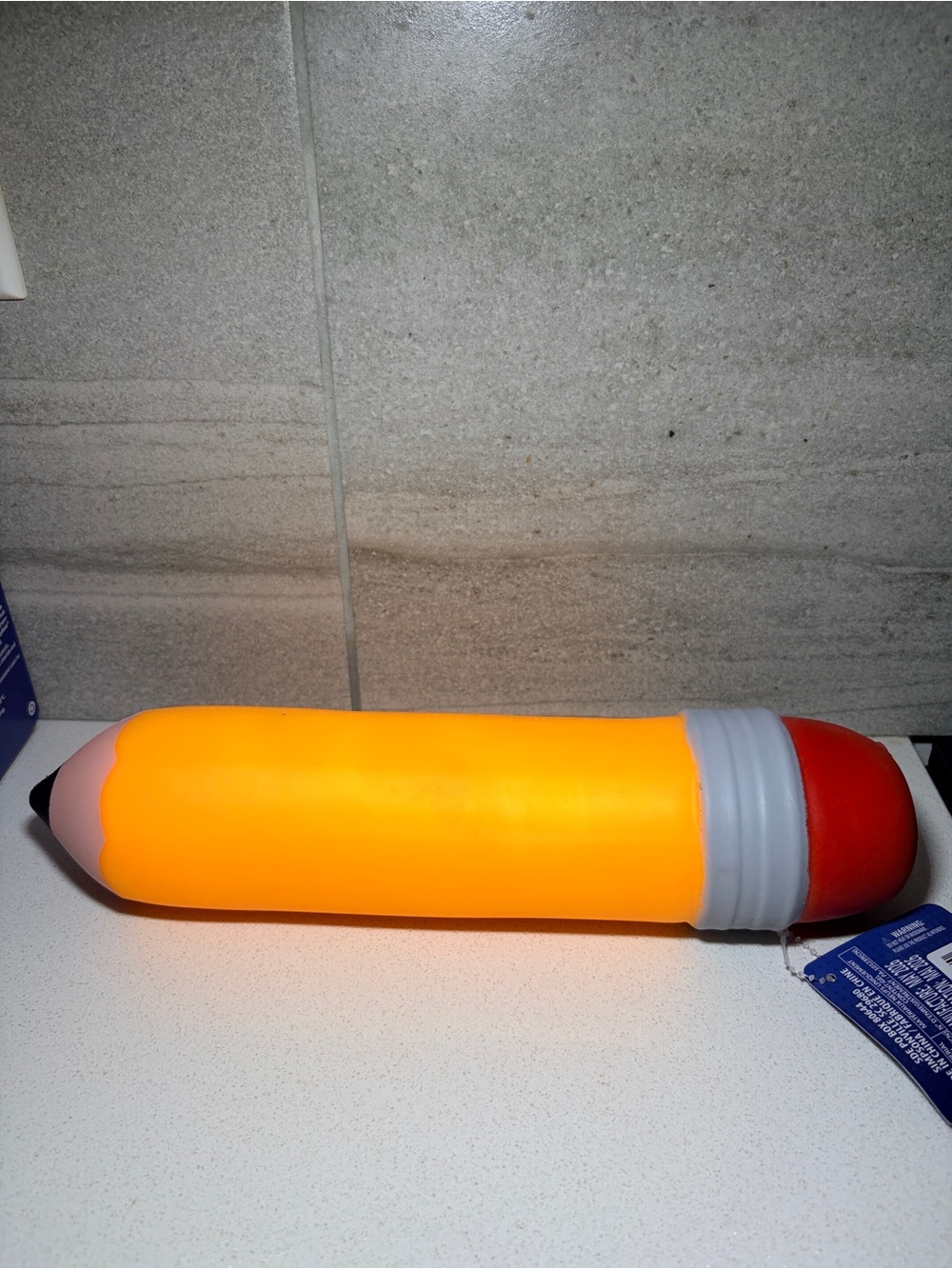 Toymendous Squishy Pencil Crayon Squishy Toy Giant Quishy – New With Tag